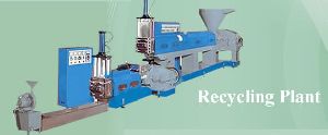 Double Extruder Plastic Recycling Plant