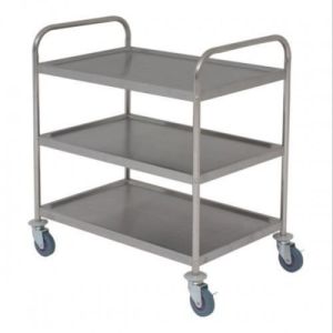 Stainless Steel Serving Trolly