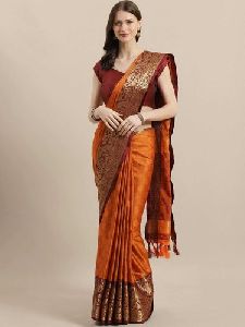 Pure Soft Cotton Silk Saree