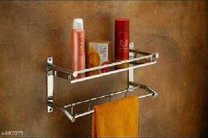 Stainless Steel Fancy Bathroom Shelf