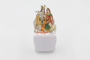 Acrylic Radha Krishna Night Lamp