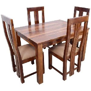 4 Seater Wooden Dining Set