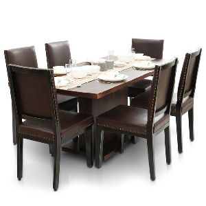 6 Seater Wooden Dining Set