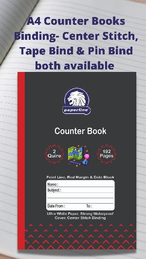 A4 Counter Book