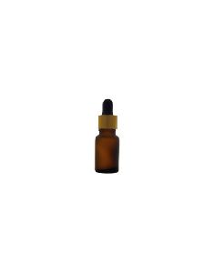 10ml Amber Frosted Glass Dropper Bottle