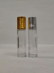 10ml Glass Roll on with Good / silver Bottle