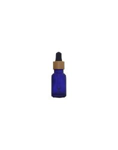 15ml Blue Glossy Colour Glass Dropper Bottle