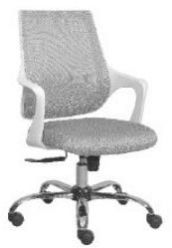 Mono White Workstation Office Chair