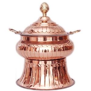 Antique Copper Chafing Dish