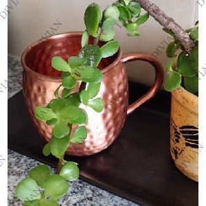 Hammered Moscow Mule Mug Copper Set of 2