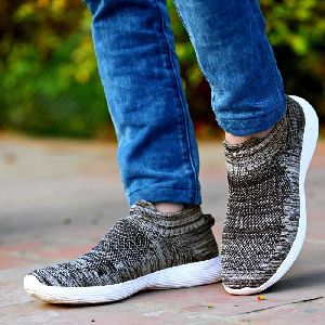 Neoron Grey Casual Running Socks Shoes for men\'s