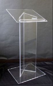 acrylic podium