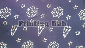 Purple Rayon Printed Fabric