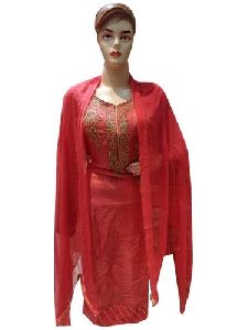 Silk Designer Thread Work Salwar Suit