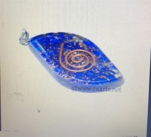 orgone eye pendant