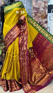 Pure Silk Gadwal Saree With Silk Mark