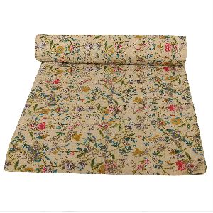 Chikan Embroidered Bed Sheet