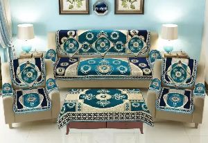 Chikan Embroidered Sofa Cover