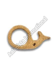 Whale Wooden Teether