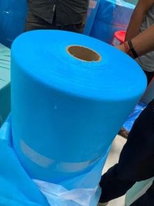 Blue Non Woven Poly Fabric