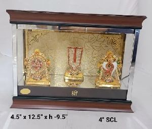 4 Inch Gold Plated Tirupati Balaji Idol