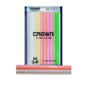 Crown Fluorocent Glitter Glue Sticks