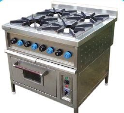Four Burner Continental Range with Oven