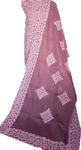 Pink Applique Work Cotton Sarees
