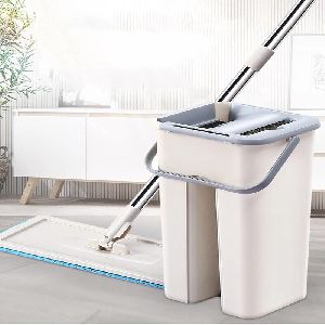 Floor Cleaner Bucket Mop With Microfiber Pad
