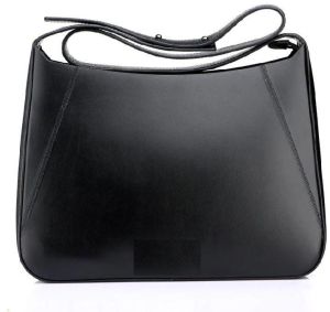 Black Leather Crossbody Bag