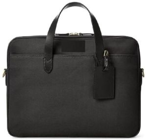 Leather Zipper Laptop Bag