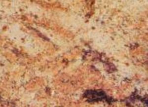 ivory brown granite slab