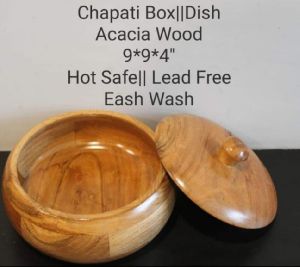 Wooden Chapati Box