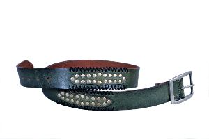 Ladies Leather Riveted Belts