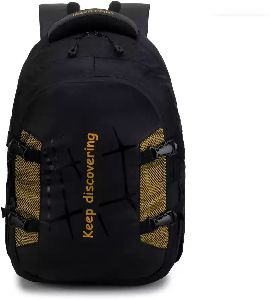 Travel Point 20 L Black and Yellow Laptop Backpack
