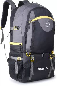 Travel Point 65 L Grey and Black Trekking Rucksack Bag