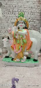 Marble Krishna Statue