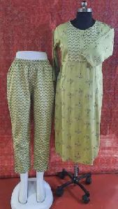 Fancy Kurti and Pant Set