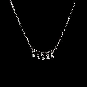 Crystal Small Five Diamond Necklace