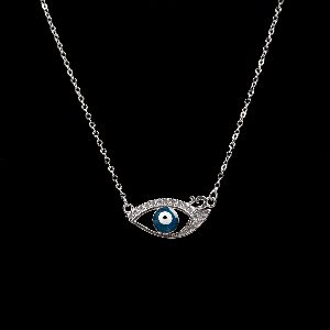 Powerful Evil Eye Diamond Necklace