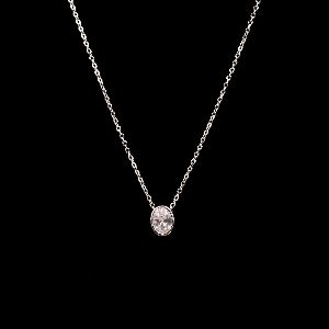 Round Brilliant Solitaire Pendant Necklace