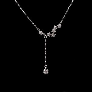 Small Star With Sun Diamond necklace