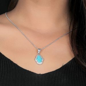 Turquoise Diamond Neckless