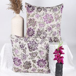 TESMARE Quality rich, silky smooth cushion covers 24 x 24 Inch/60cms x 60cms,Purple , 2 Pieces