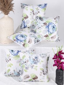 16x16 inch white 5 pieces silky smooth cushion cover