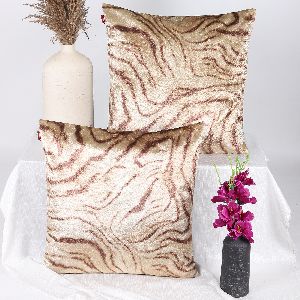 TESMARE Quality rich, velvet cushion covers 24 x 24 Inch/60cms x 60cms,Brown , 2 Pieces