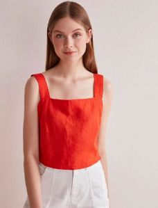 Cotton Sleeveless Top