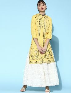 Ladies Kurta with Skirt Set