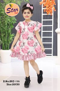 Girls Cotton Frock