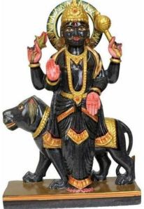 Black Marble Shani Dev Statue